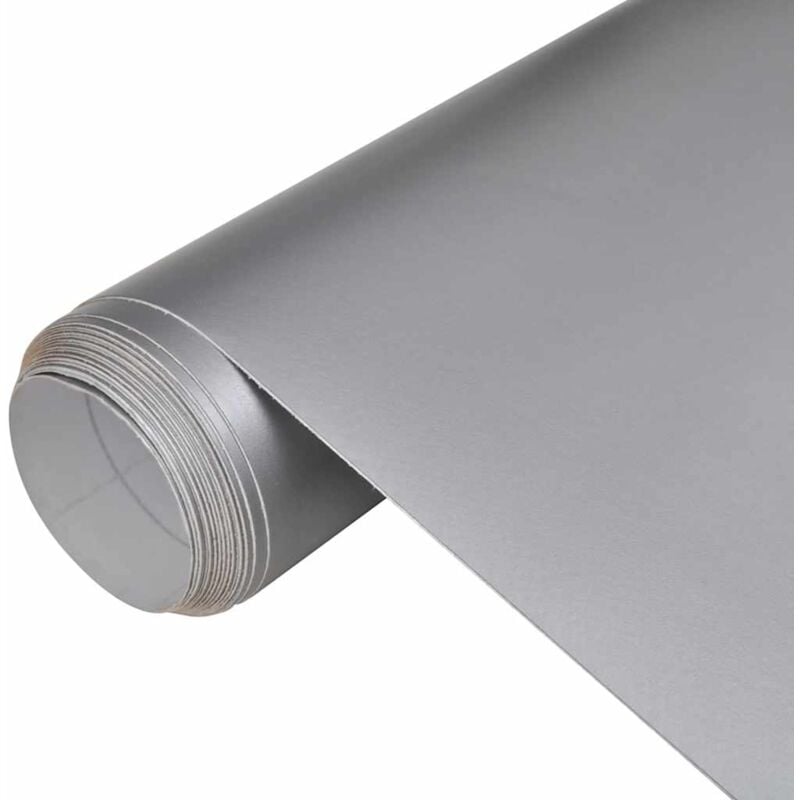 foto del prodotto pellicola per auto opaca argento 100x150 cm - vidaxl