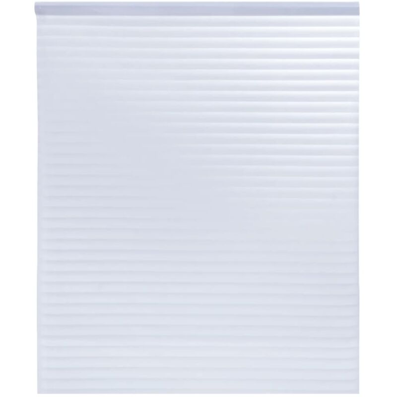 foto del prodotto pellicola per finestra smerigliata motivo a righe 90x500 cm pvc vidaxl
