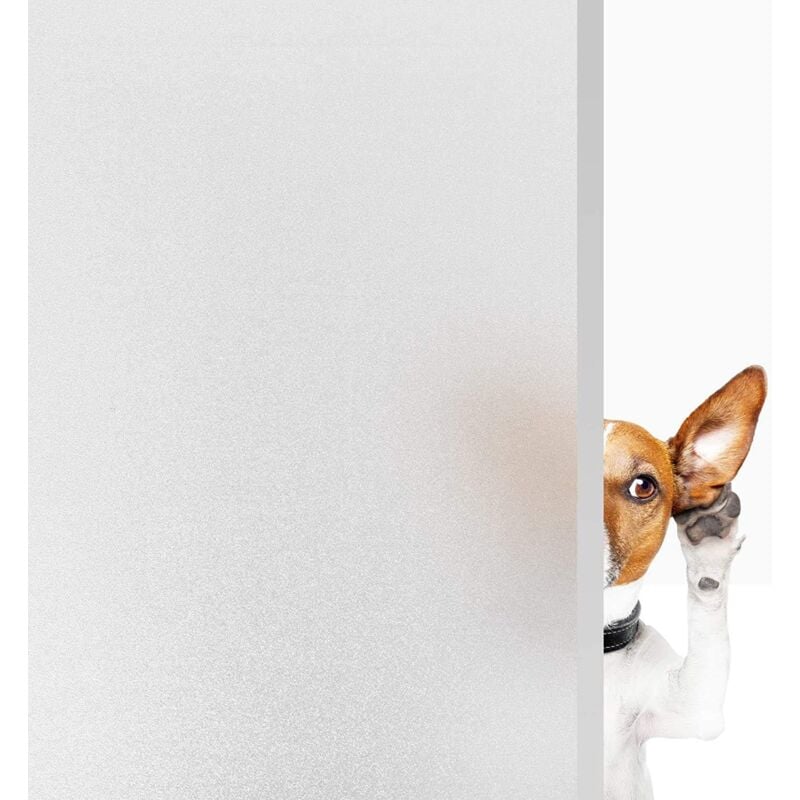 foto del prodotto pellicola per vetri privacy, pellicola per vetri oscurante, pellicola per vetri, pellicola per vetri elettrostatica, pellicola opaca, pellicola per vetri smerigliata 45x200 cm per ufficio casa bagno c