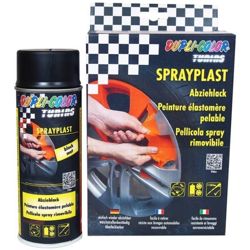 foto del prodotto pellicola spray 400 ml duplicolor trasparente lucido 400ml