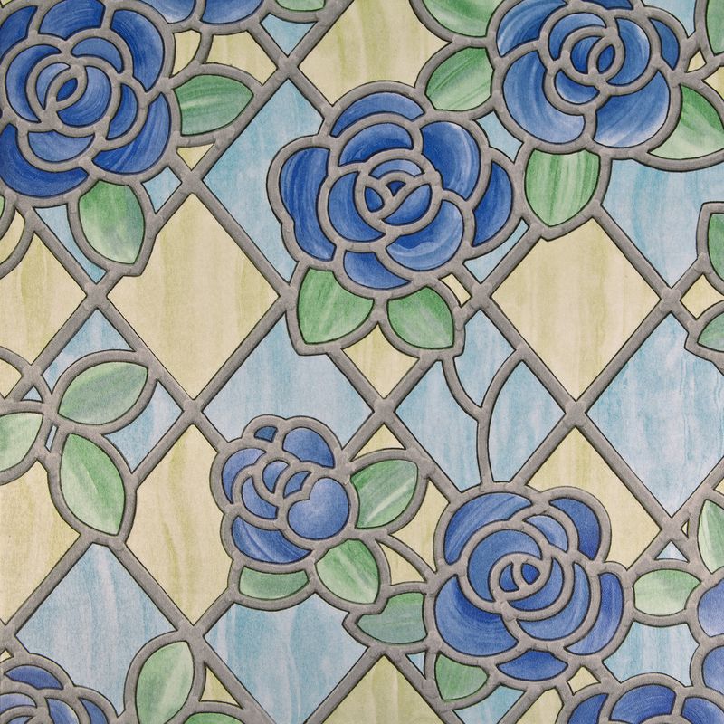 foto del prodotto pellicola statica per finestre vitrodecor ambert, pellicola protettiva per la privacy, pvc, senza ftalati, ambert, 67,5 cm x 2 m, 0,2 mm venilia