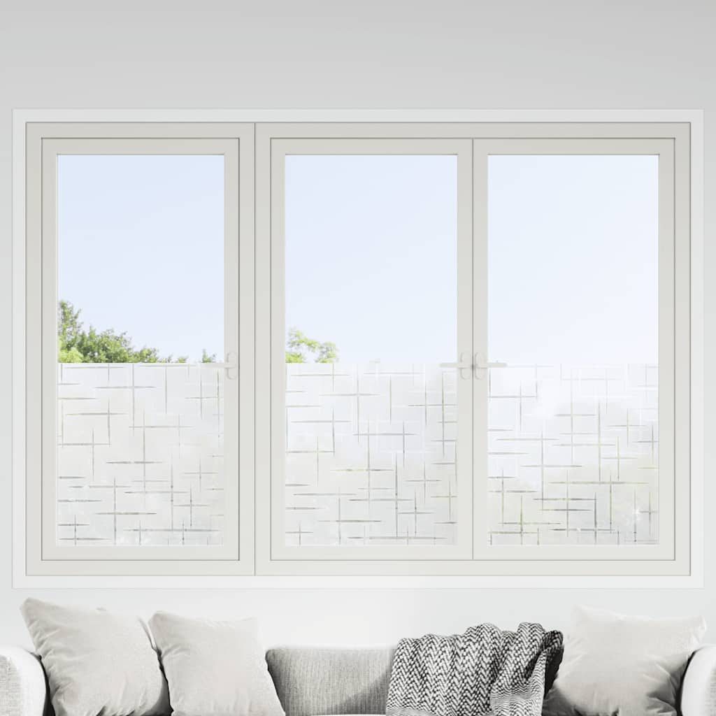 foto del prodotto pellicole per finestre smerigliate 2pz motivo stella in pvc