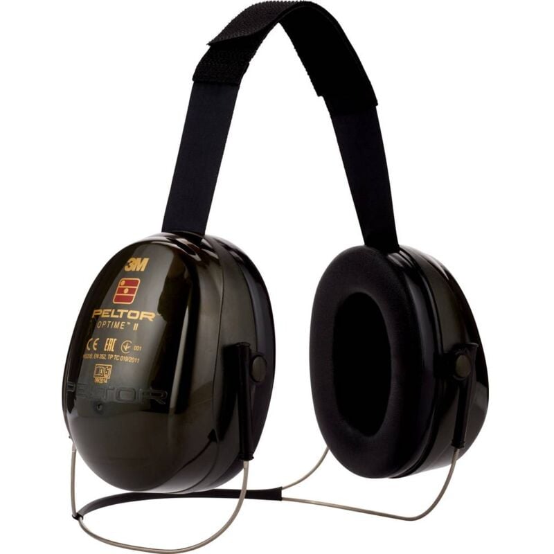 foto del prodotto peltor optime ii h520b cuffia antirumore passiva 31 db en 352 1, en 352 3 2002 1 pz. 3m