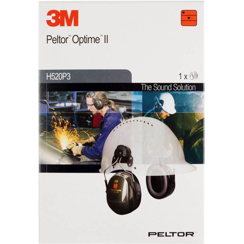 foto del prodotto peltor optime ii h520p3e cuffia antirumore passiva 31 db en 352 1, en 352 3 2002 1 pz. 3m