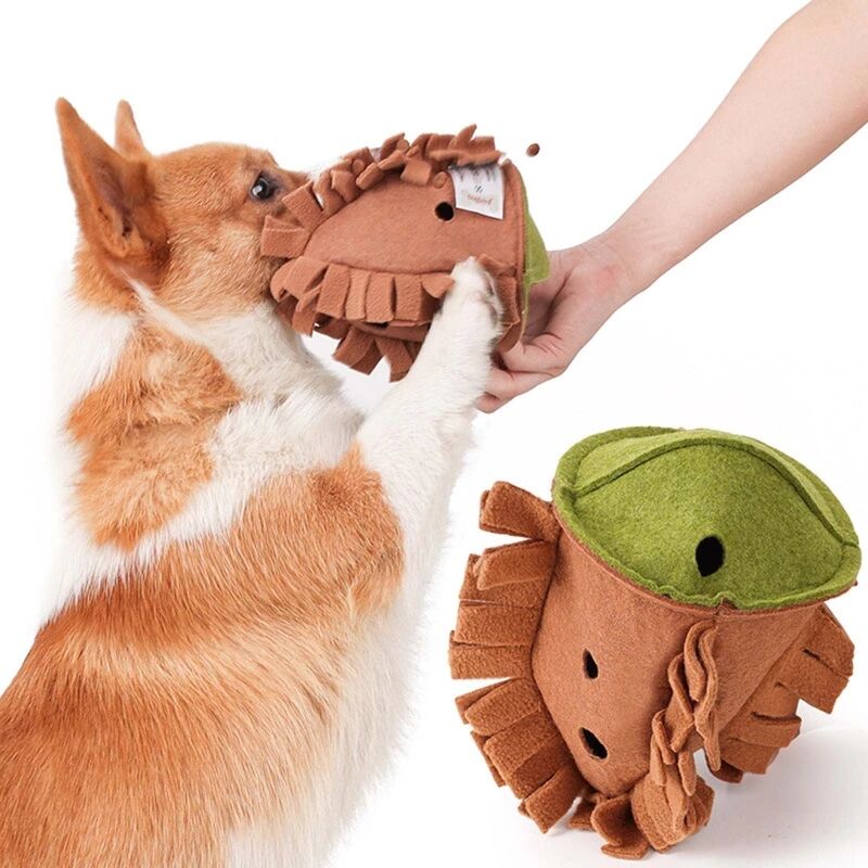 foto del prodotto peluche cane sniffer pad giocattolo da masticare foraggiamento interattivo l alimentazione lenta riduce la noia previene l obesit 