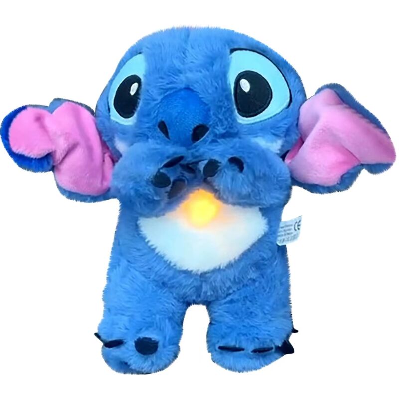 foto del prodotto peluche che respira, luce notturna, peluche per neonati che dormono, peluche che respira, peluche della buonanotte, peluche musicale rilassante,