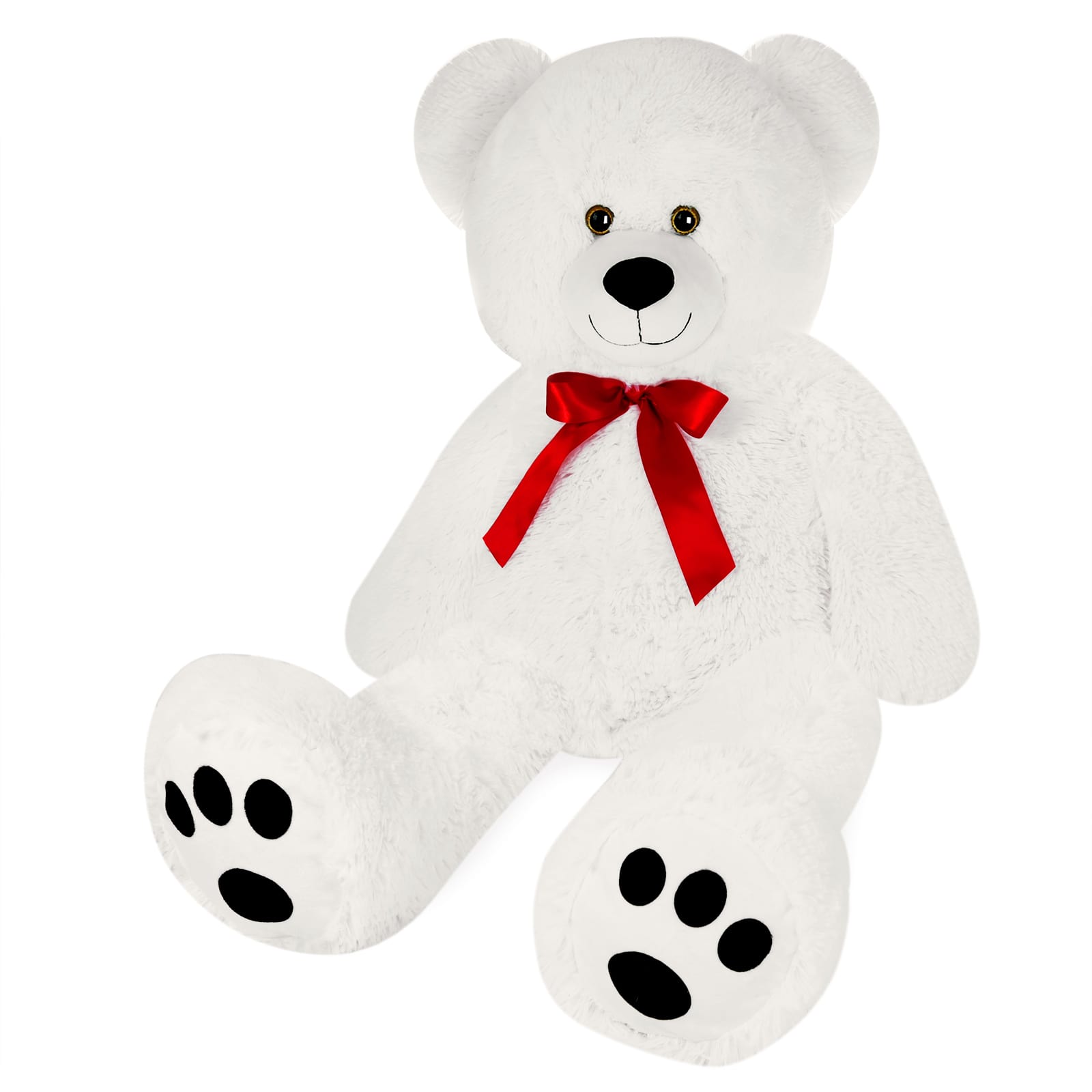 foto del prodotto peluche orsacchiotto xxl bianco 150cm