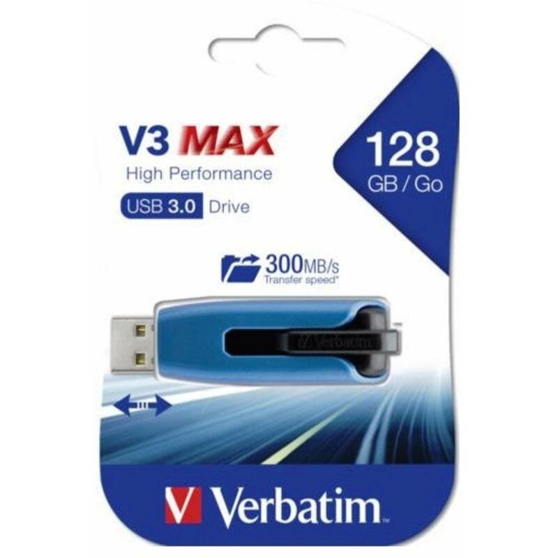 foto del prodotto pen drive v3 max store n go 128gb usb3.0 49808 blu