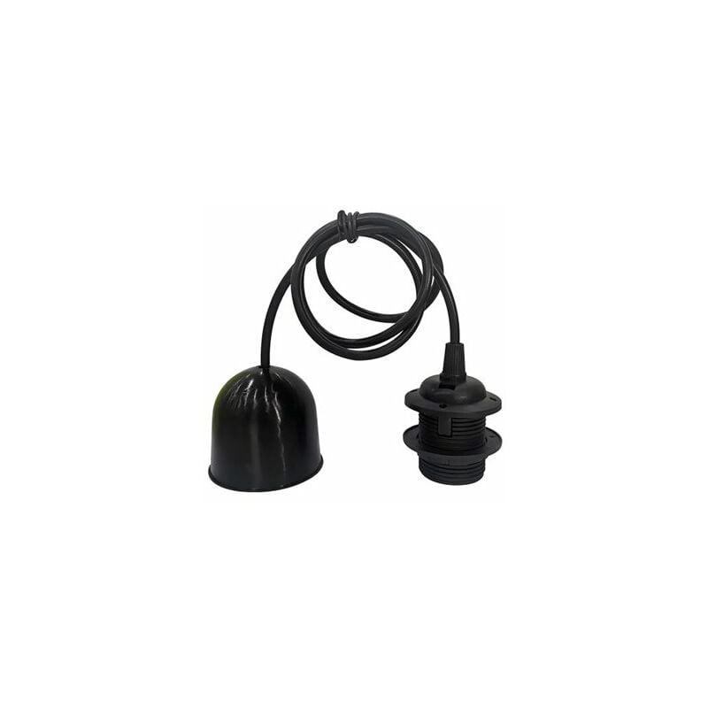 foto del prodotto pendente cuval e27 1m nero