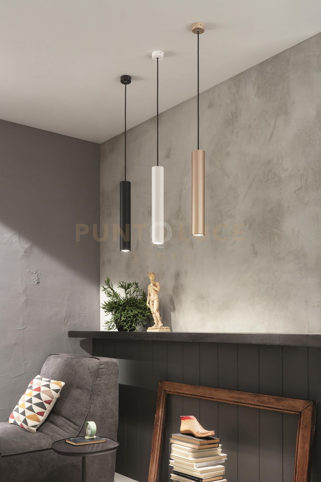 foto del prodotto pendente filo nero h40 so.filo gr nero