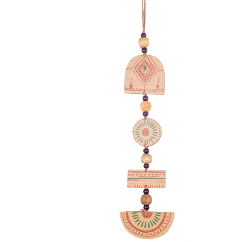 foto del prodotto pendente in legno sospeso pendente arancione 45x12x2cm signes grimalt