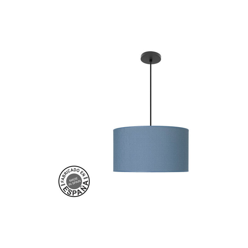 foto del prodotto pendente moda 2xe27 nero blu regx40x40 cm c diffusore