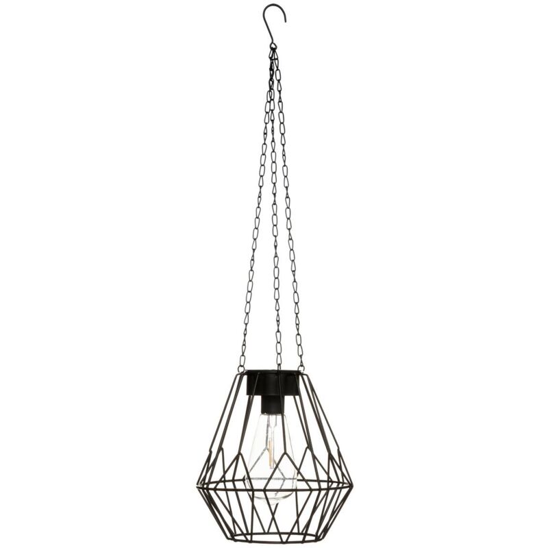 foto del prodotto pendente solare flave in metallo nero d19cm atmosphera cr ateur d int rieur