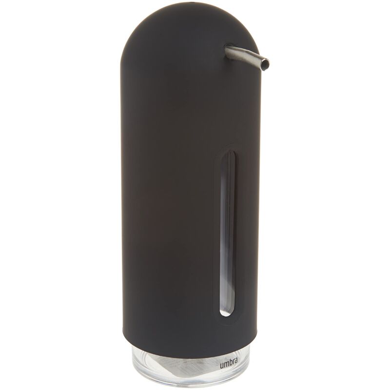 foto del prodotto penguin 355 ml dispenser per sapone, acrilico, nero umbra