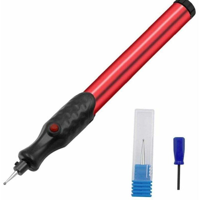 foto del prodotto penna per incisione penna per incisione elettrica incisore strumento per intagliare mini kit per incisore scalpello gioielli strumenti in metallo e