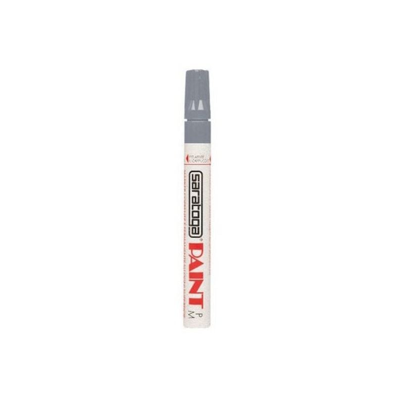 foto del prodotto pennarello paint marker permanente saratoga punta media grigio