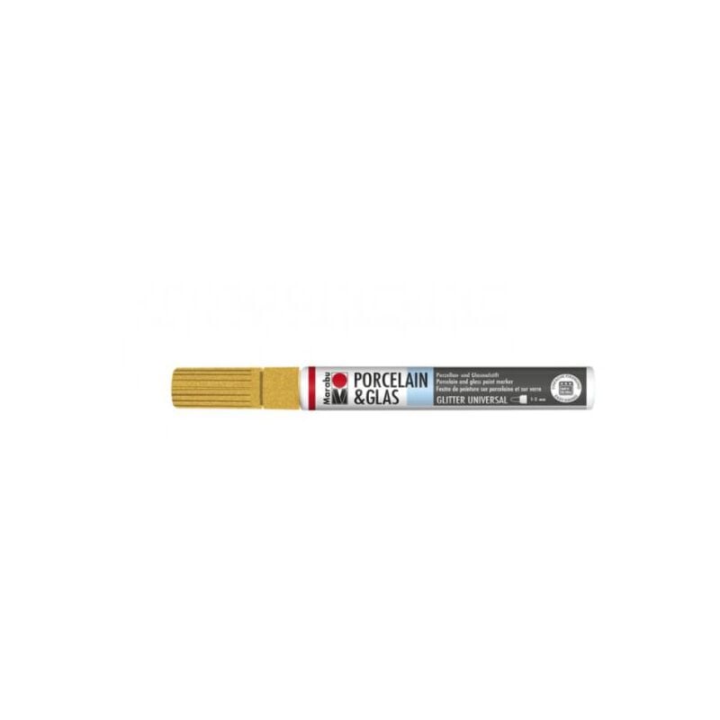 foto del prodotto pennarello per porcellana e vetro 1 2mm gold metallic 584 marabu