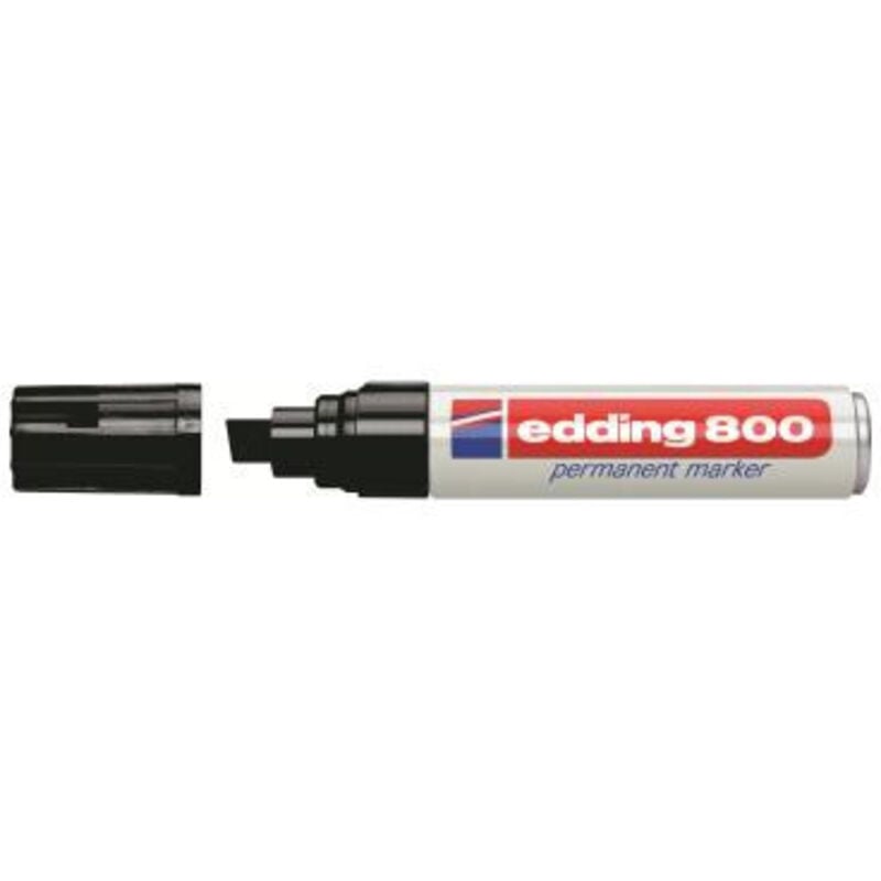 foto del prodotto pennarello permanente edding 800 nero 4 800001 
