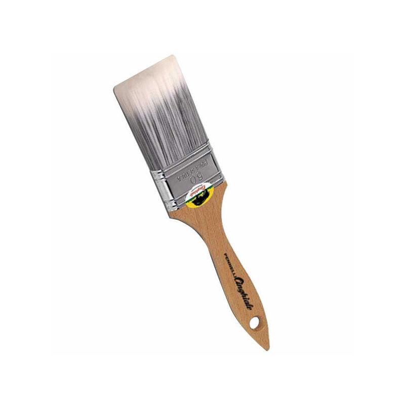 foto del prodotto pennellessa cinghiale con manico di legno 60mm krex nero bianco impregnanti vernici leg