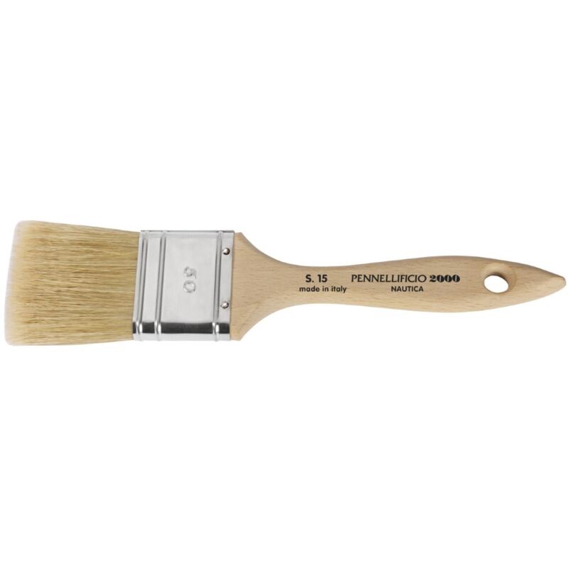 foto del prodotto pennellessa manico legno grezzo 50 solvente set 5 pezzi pennellificio 2000