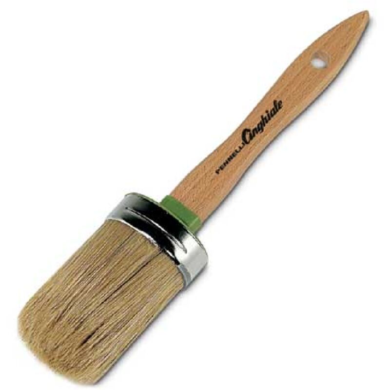 foto del prodotto pennelli cinghiale pennello ovalino s.470 in pura setola bionda n.6 1 pezzo