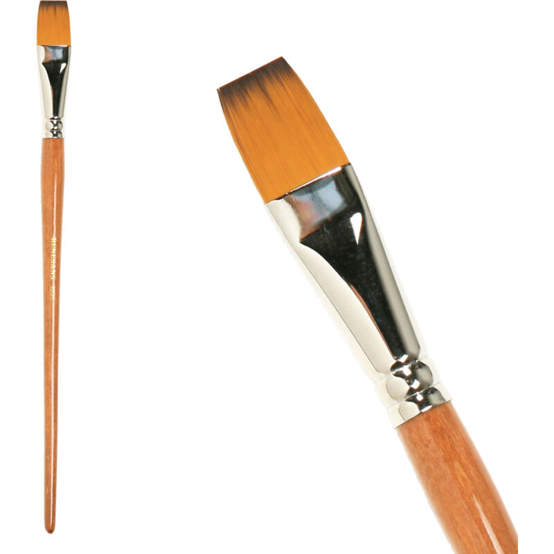 foto del prodotto pennello artistico sintetico renesans lungo flat 1001 misura 10 f