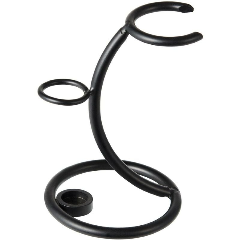 foto del prodotto pennello da barba e supporto per rasoio in metallo supporto per supporto per rasoio durevole kit di strumenti per la rasatura professionale 2 in 1