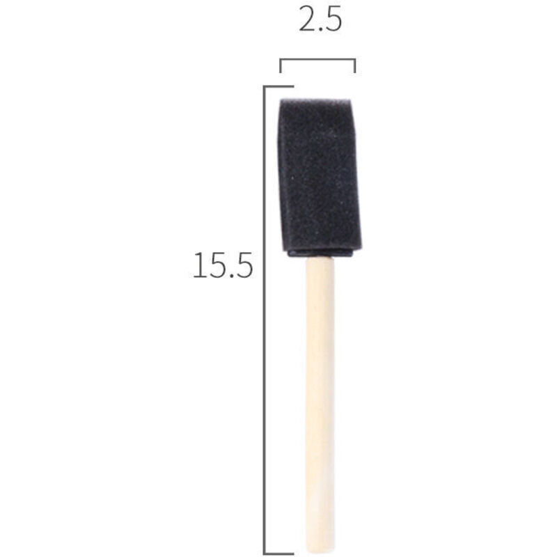 foto del prodotto pennello in schiuma 1 set di 20 pennelli in schiuma resistente per acrilico