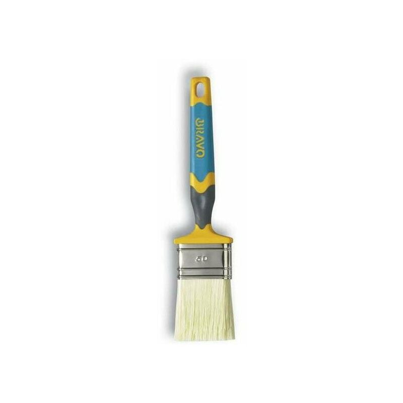 foto del prodotto pennello piatto per pittura vernice ad acqua soft touch nespoli 20 25 40 50 larghezza setola n. 50