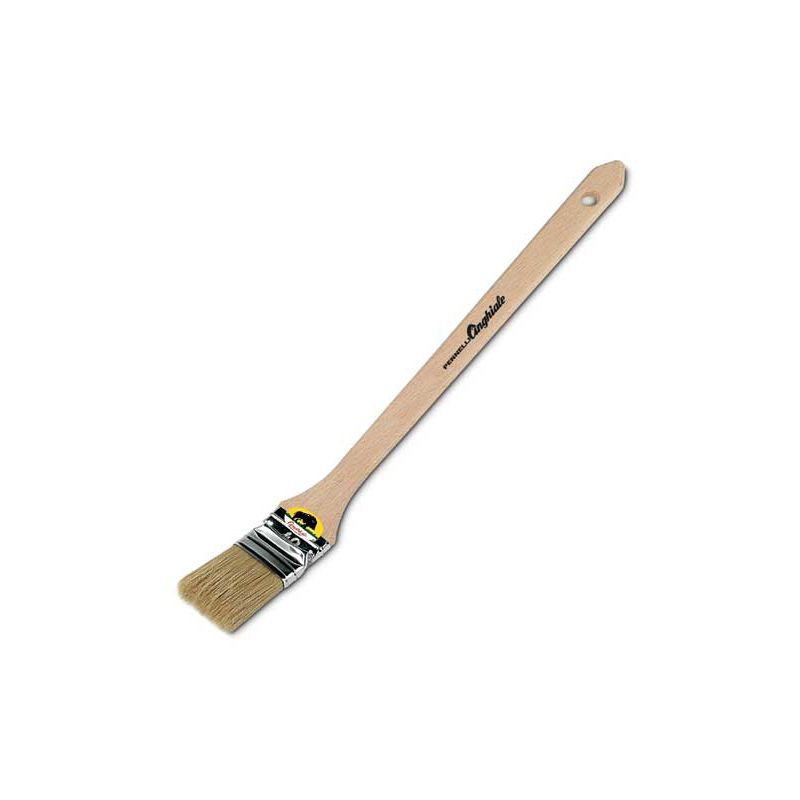 foto del prodotto pennello radiatori setola bionda manico legno cinghiale mm 20