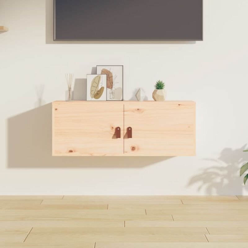 foto del prodotto pensile 80x30x30 cm in legno massello di pino vidaxl