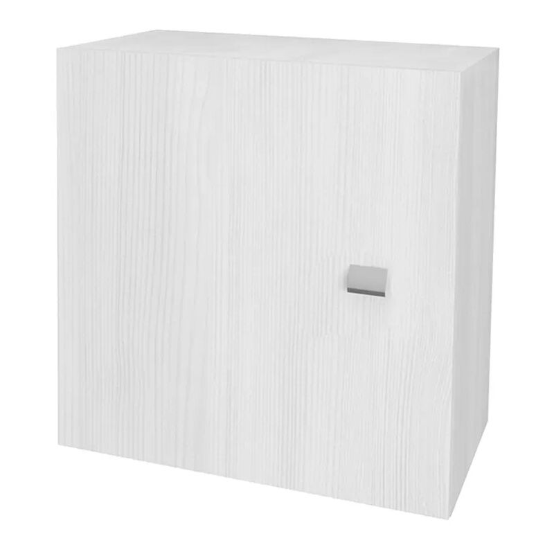 foto del prodotto pensile bagno 45 cm rovere bianco anta reversibile