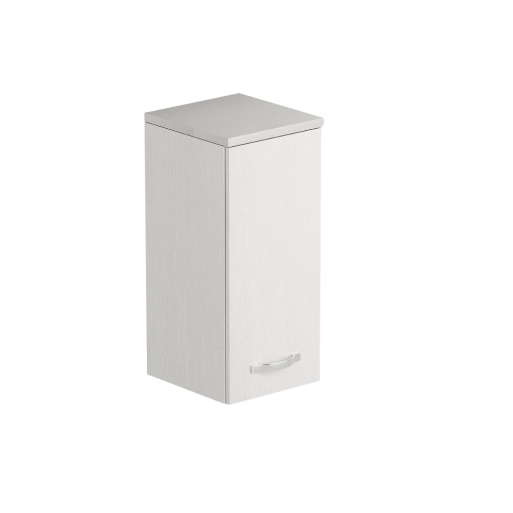 foto del prodotto pensile bagno con anta 36x38x77 colore bianco frassinato