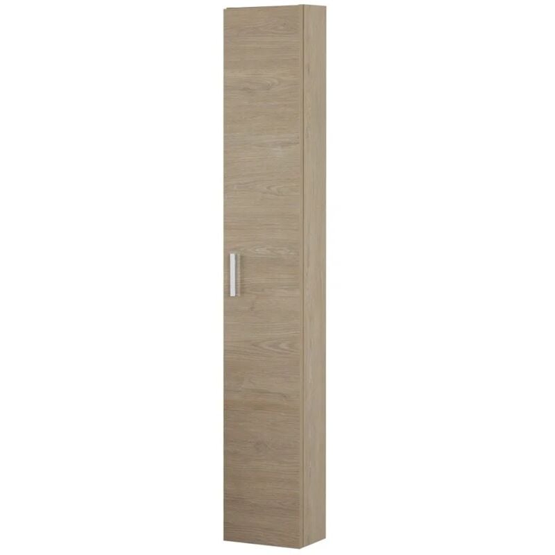foto del prodotto pensile bagno sospeso 150 cm rovere dolomite con anta reversibile desya