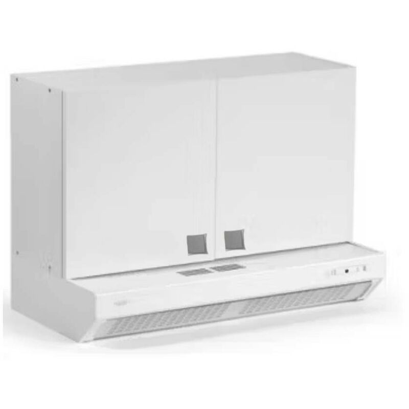foto del prodotto pensile cappa cucina con 2 ante 60x31x40h bianco larice