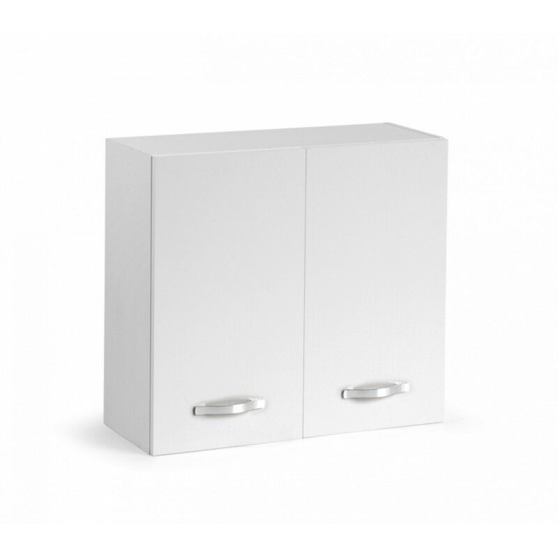 foto del prodotto pensile componibile per cucina bianco frassinato 2 ante cm 80x32xh 72