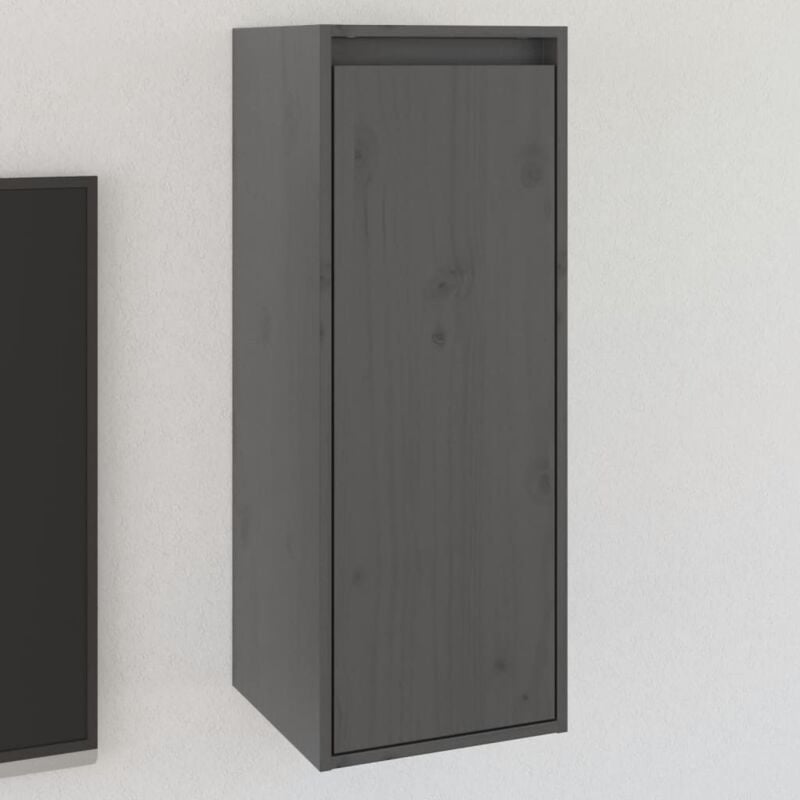 foto del prodotto pensile con anta da parete per salotto 30x30x80cm in legno vari colori colore grigio