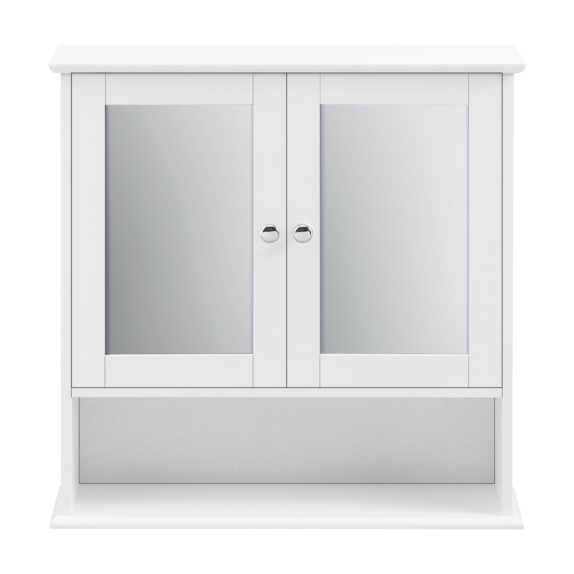 foto del prodotto pensile con specchio 58 x 56 x 13 cm bianco 03 0007676