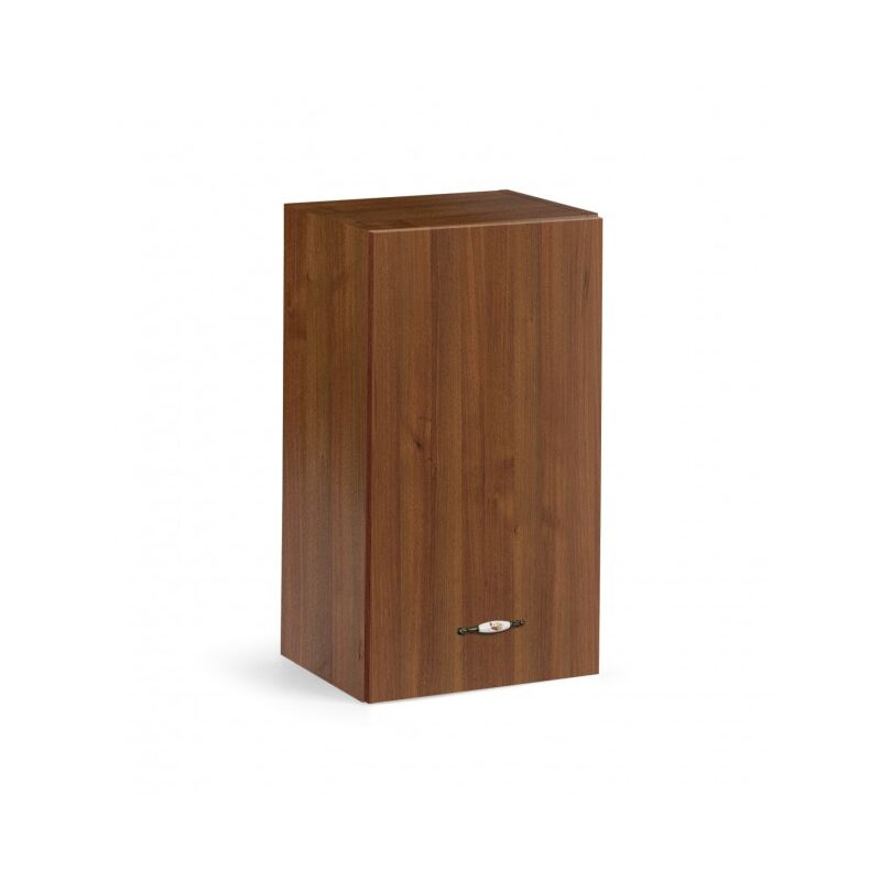 foto del prodotto pensile cucina 40x32x72 cm in legno noce antico con un anta adige