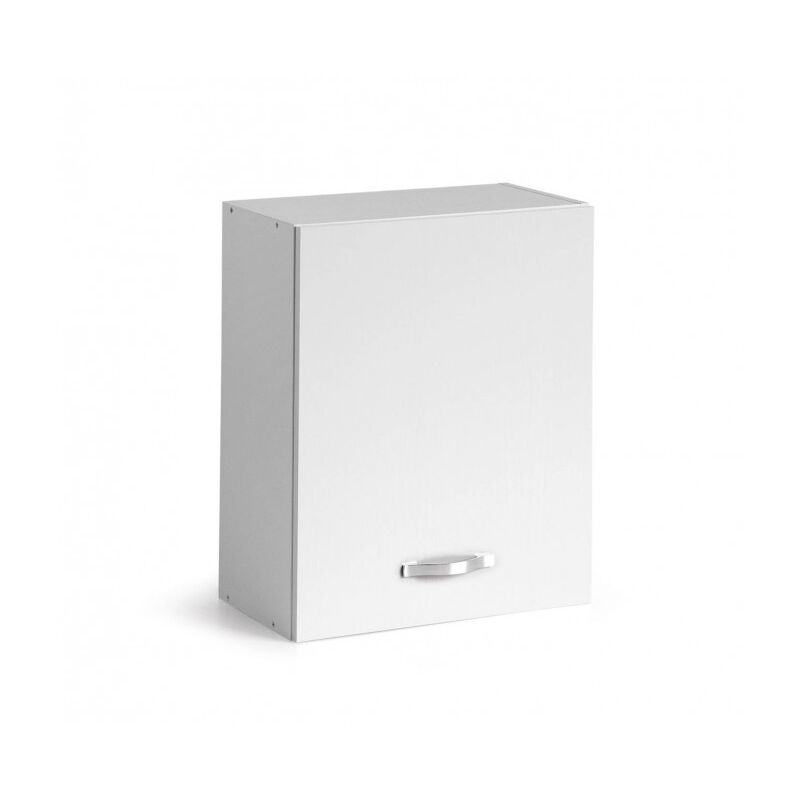 foto del prodotto pensile cucina 60x32x72 cm in legno bianco frassinato con un anta foligno