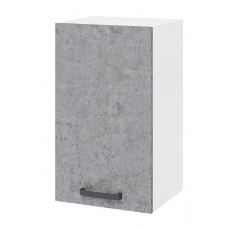 foto del prodotto pensile cucina con anta 40x32x72h colore cemento