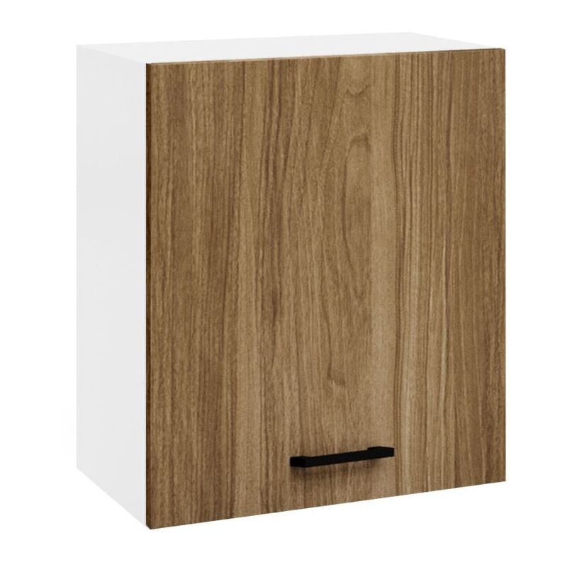 foto del prodotto pensile cucina con anta colore noce naturale 60x32x72h cm