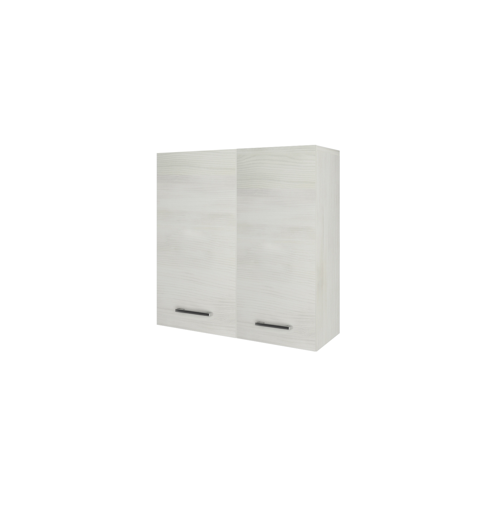 foto del prodotto pensile da bagno 2 ante rovere bianco