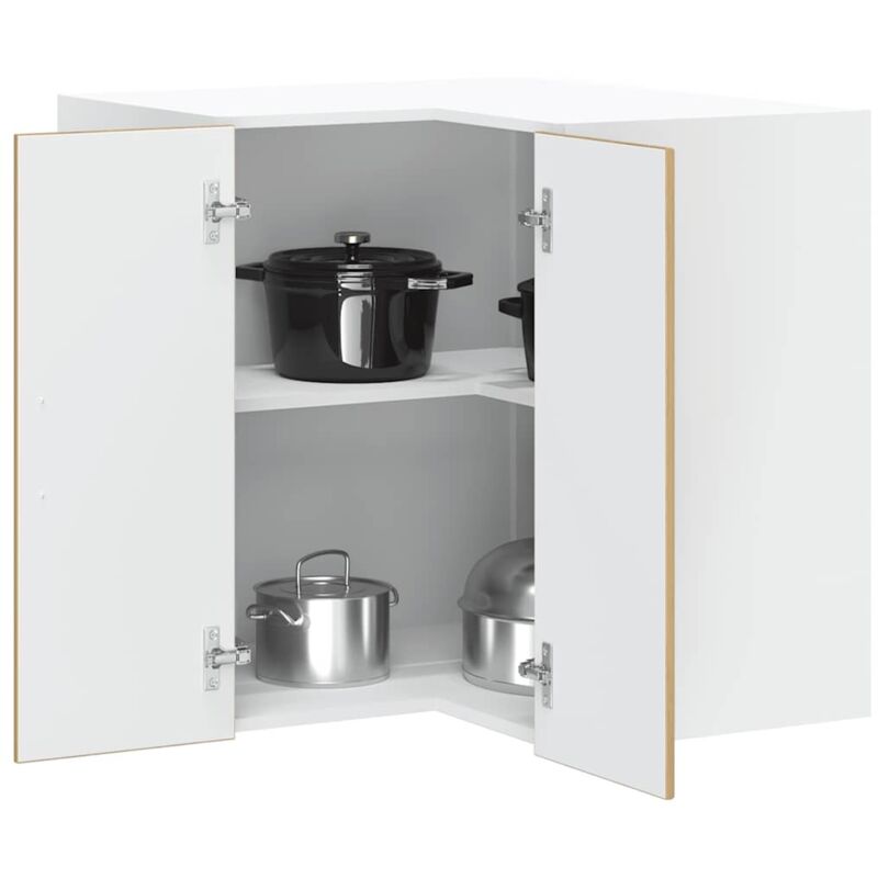 foto del prodotto pensile da cucina ad angolo lucca rovere artigianale truciolato vidaxl