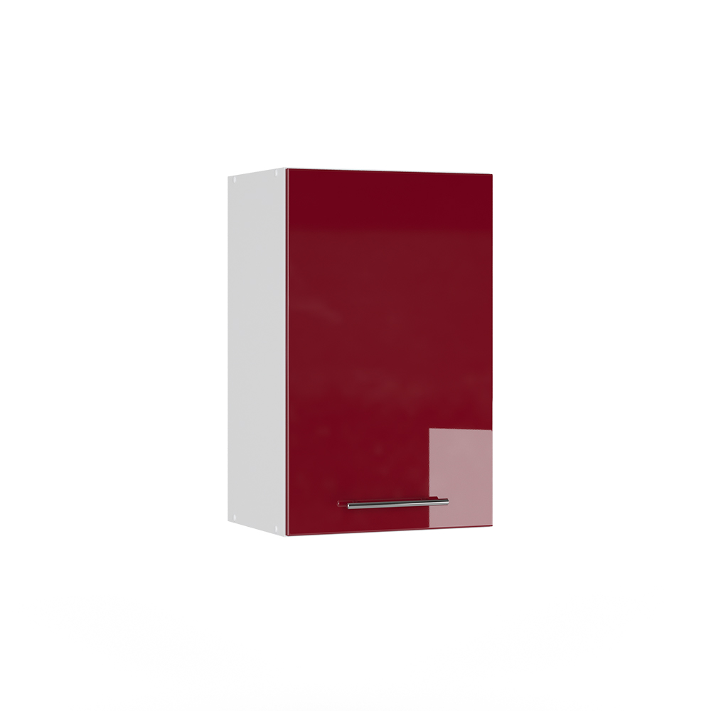foto del prodotto pensile da cucina fame line, rosso bordeaux lucido, 45 cm vicco