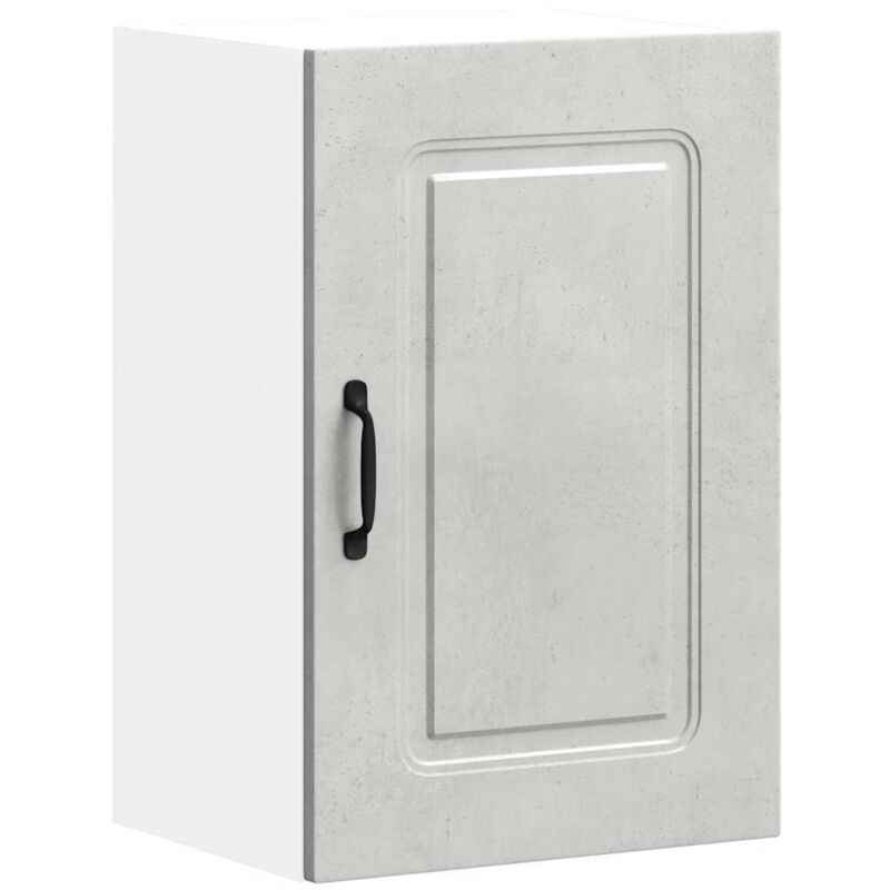 foto del prodotto pensile da cucina kalmar grigio cemento in legno multistrato - vidaxl