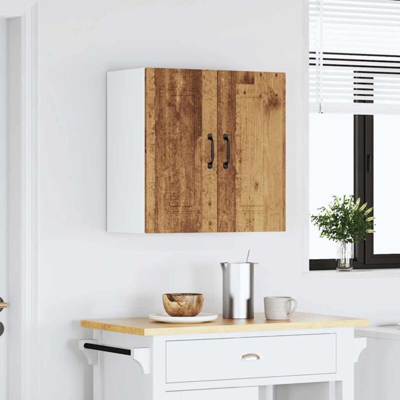 foto del prodotto pensile da cucina kalmar legno vecchio in legno multistrato vidaxl