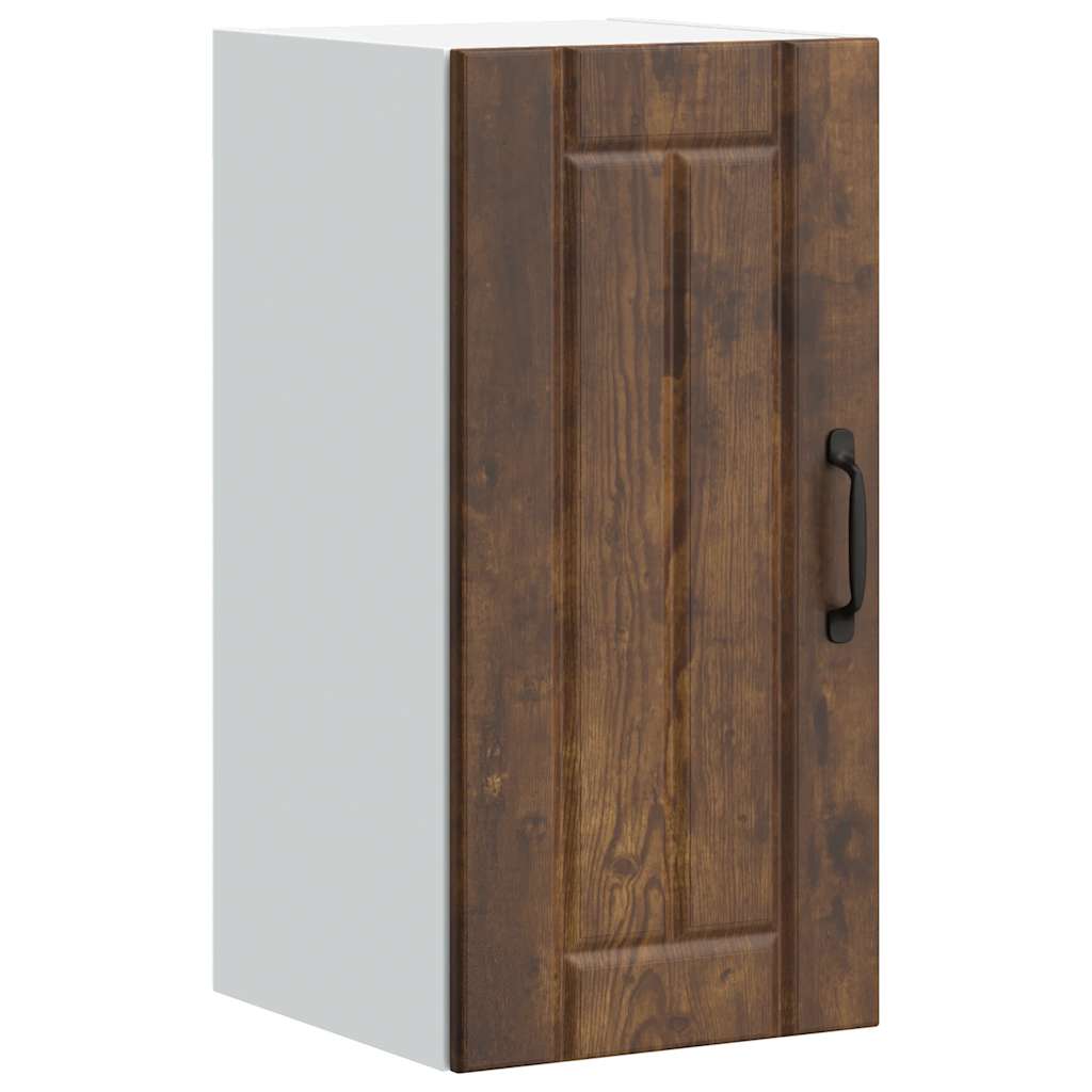 foto del prodotto pensile da cucina lucca rovere fumo in legno multistrato