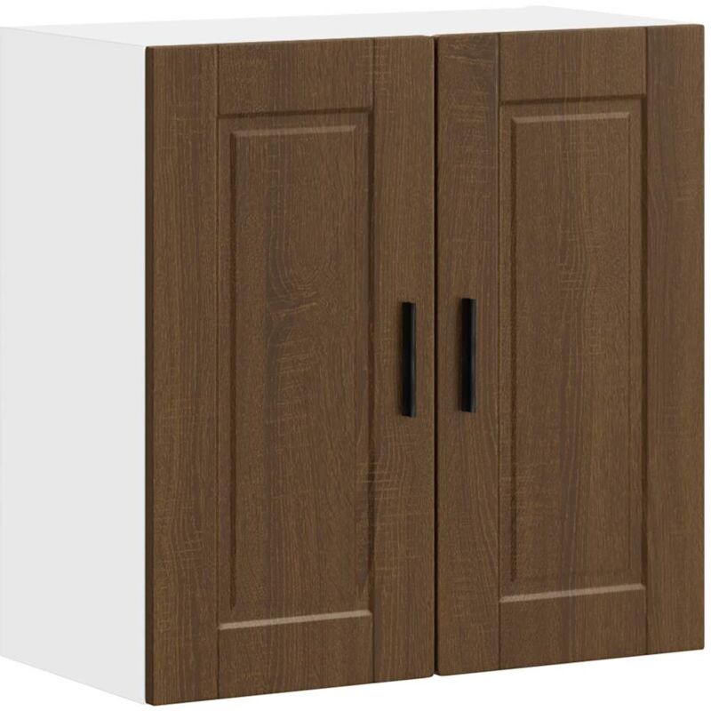 foto del prodotto pensile da cucina porto rovere marrone in legno multistrato vidaxl