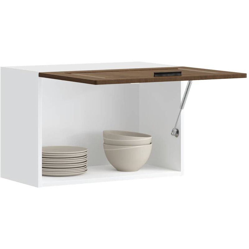 foto del prodotto pensile da cucina porto rovere marrone in legno multistrato vidaxl